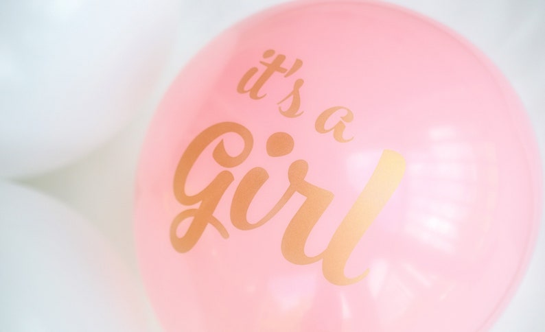 Baby Shower Balloons Girl Baby Shower Decoration Baby Etsy Baby Shower Balloons Girl Baby Shower Decoration Baby Etsy