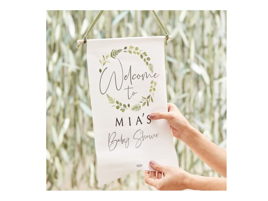 Baby Shower Welcome Sign | Baby Shower Sign Decoration