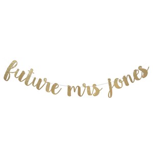 Future Mrs Banner | Bachelorette Party Decorations | Bridal Shower Decoration | Bridal Shower Banner | Bachelorette Banner | Future Mrs Sign