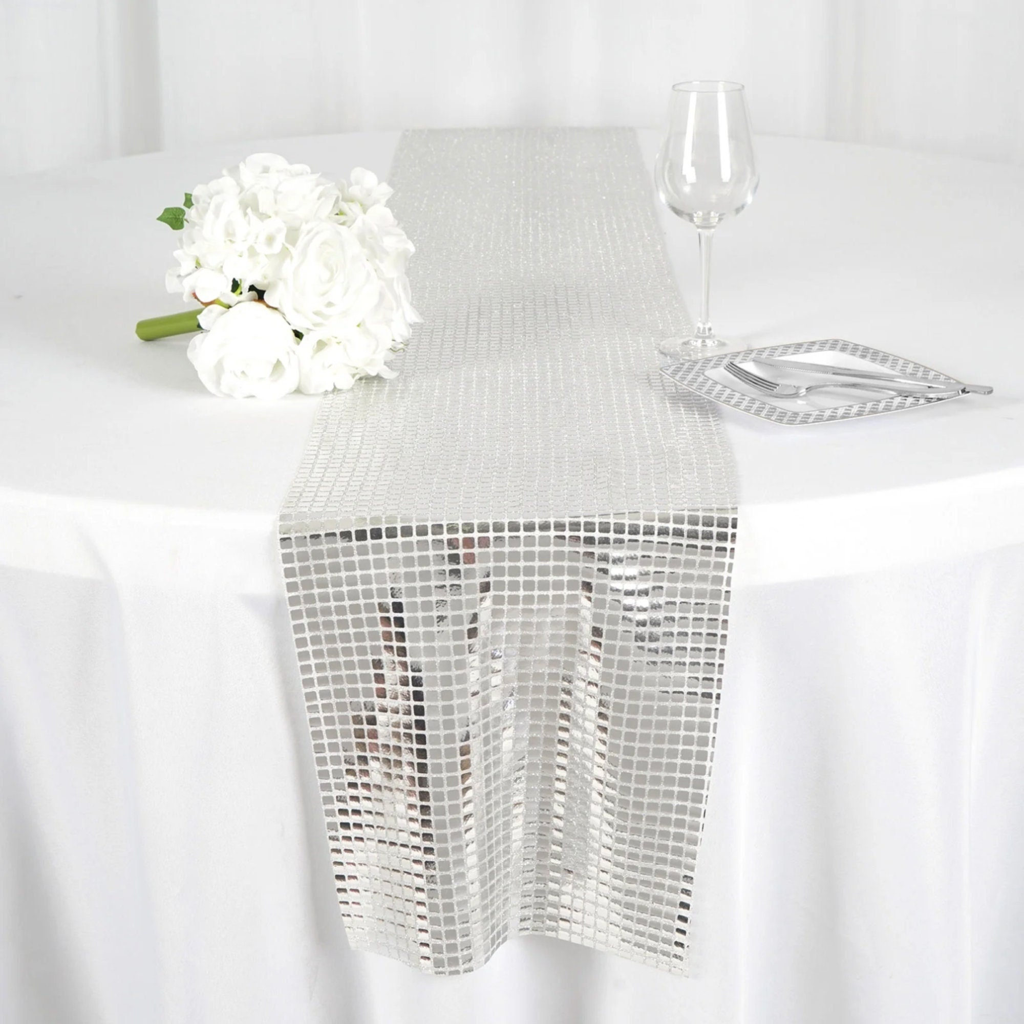 Disco Party Table Runner Disco Bachelorette Decorations First Disco Cowgirl Birthday Party Decor First Rodeo Disco Ball