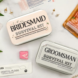 Groomsmen Gifts, Bridesmaids' Gifts, Bridesmaid Gifts, Day of Wedding Gift, Bridesmaid Emergency Kit Bridesmaid Gift, Groomsman Gifts
