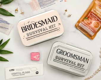 Groomsmen Gifts, Bridesmaids&#39; Gifts, Bridesmaid Gifts, Day of Wedding Gift, Bridesmaid Emergency Kit Bridesmaid Gift, Groomsman Gifts