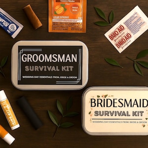 Groomsmen Gifts Wedding Bridesmaids&#39; Gifts Bridesmaid Gifts Day of Wedding Bridesmaid Emergency Kit Bridesmaid Gift