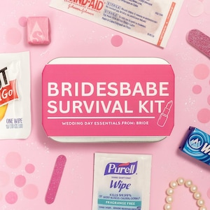 Essentials Kit for Wedding Bridesmaids, Bridesmaid Gift Set, Wedding Day Kit, Bridal Party Gift, Bride Squad Kit