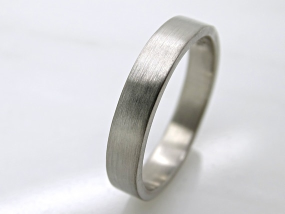 X116831PD Palladium 7mm Comfort Fit Plain Wedding Ring