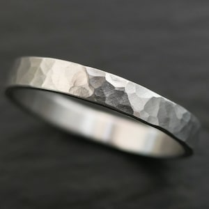 hammered palladium ring, palladium wedding band, minimalist palladium wedding ring, palladium mens engagement band, personalized gift
