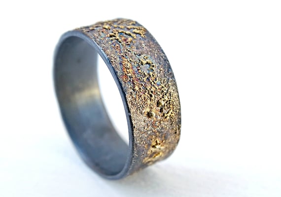 galaxy mens wedding rings
