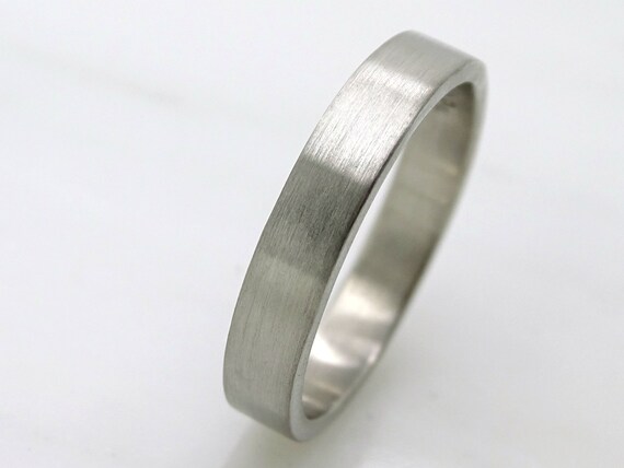 Anillo de paladio puro para hombres alianza de boda paladio - Etsy