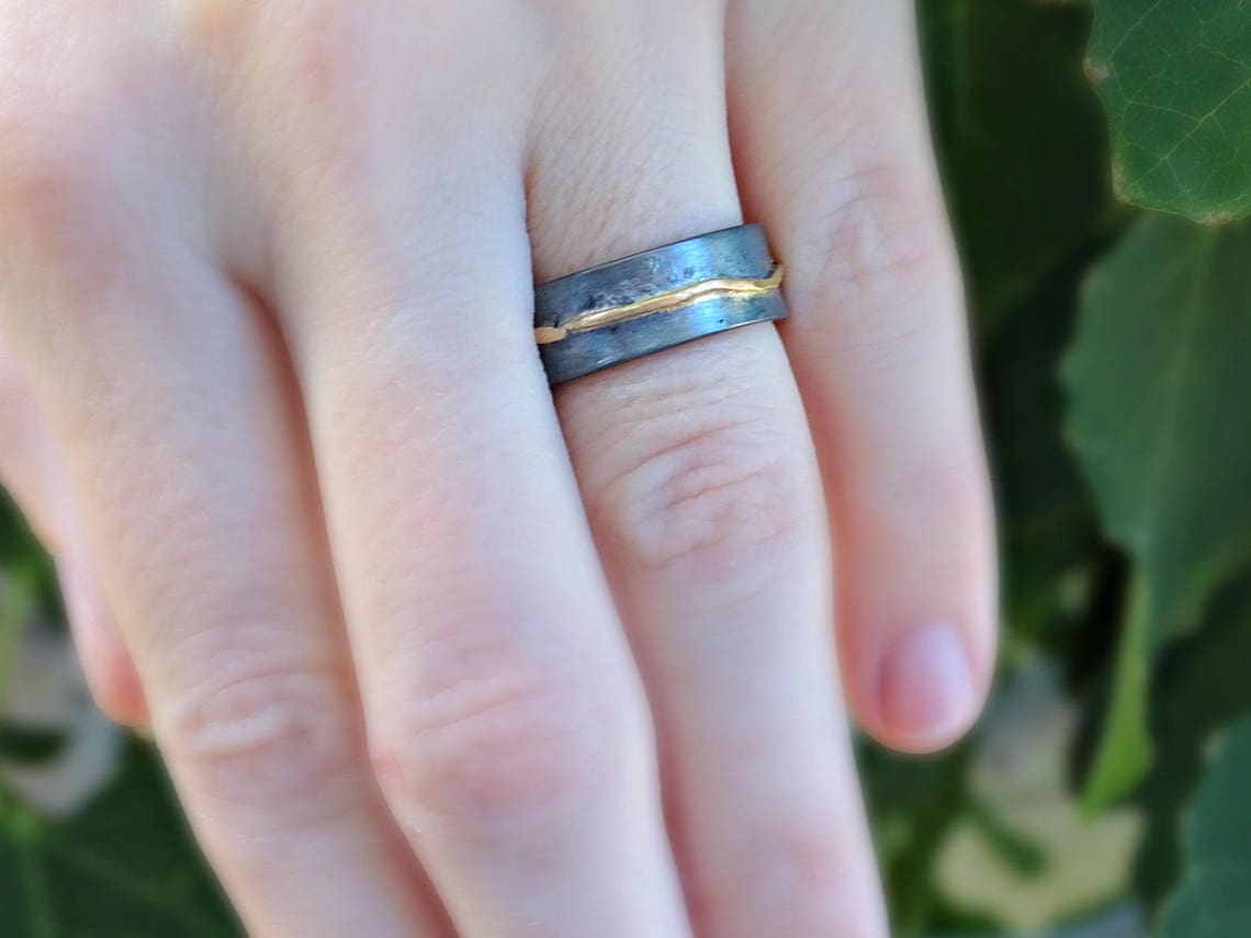 Celtic Wedding Band Gold Silver Viking Wedding Ring Mens Etsy Australia