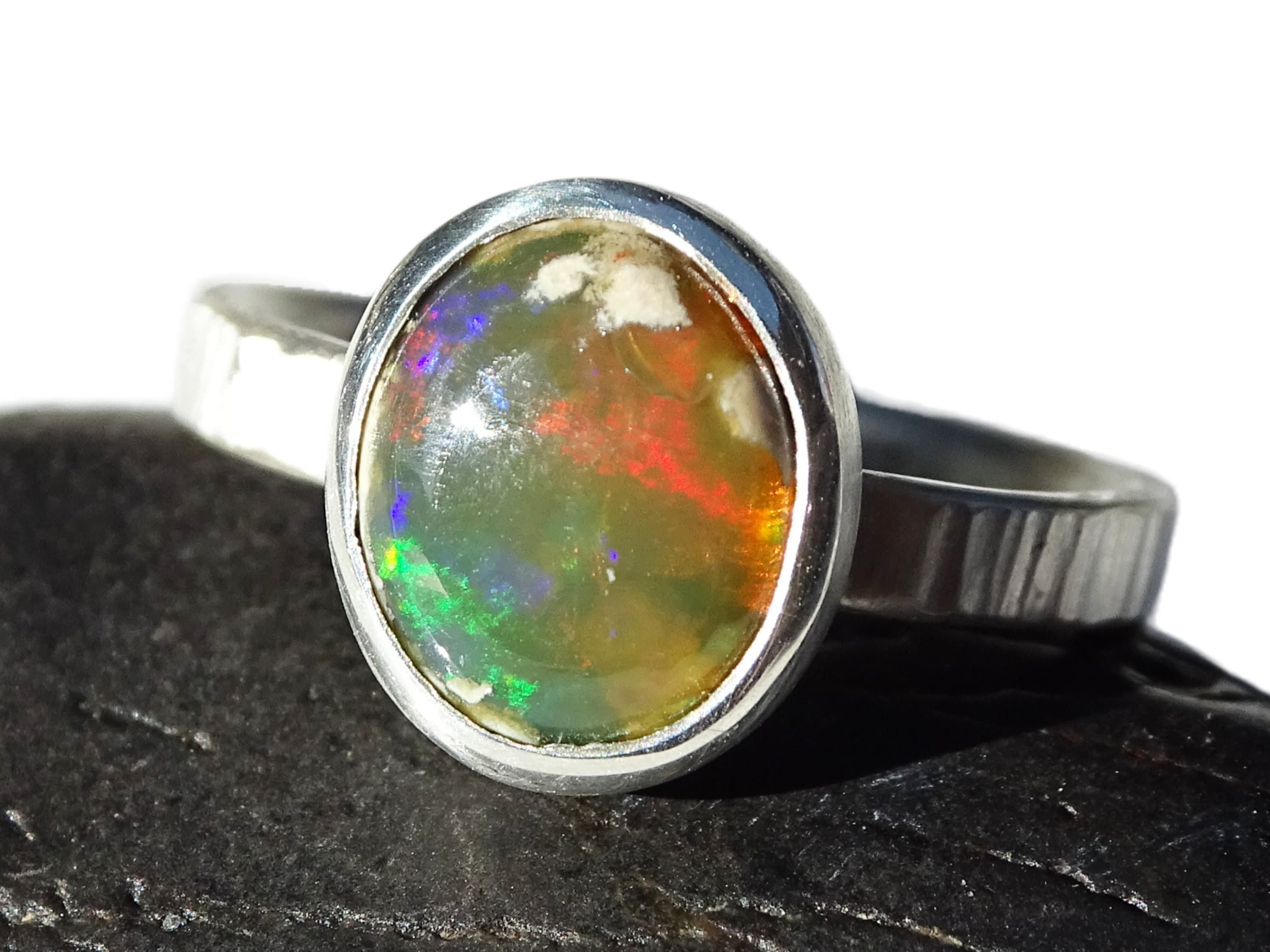Matrix Opal Ring