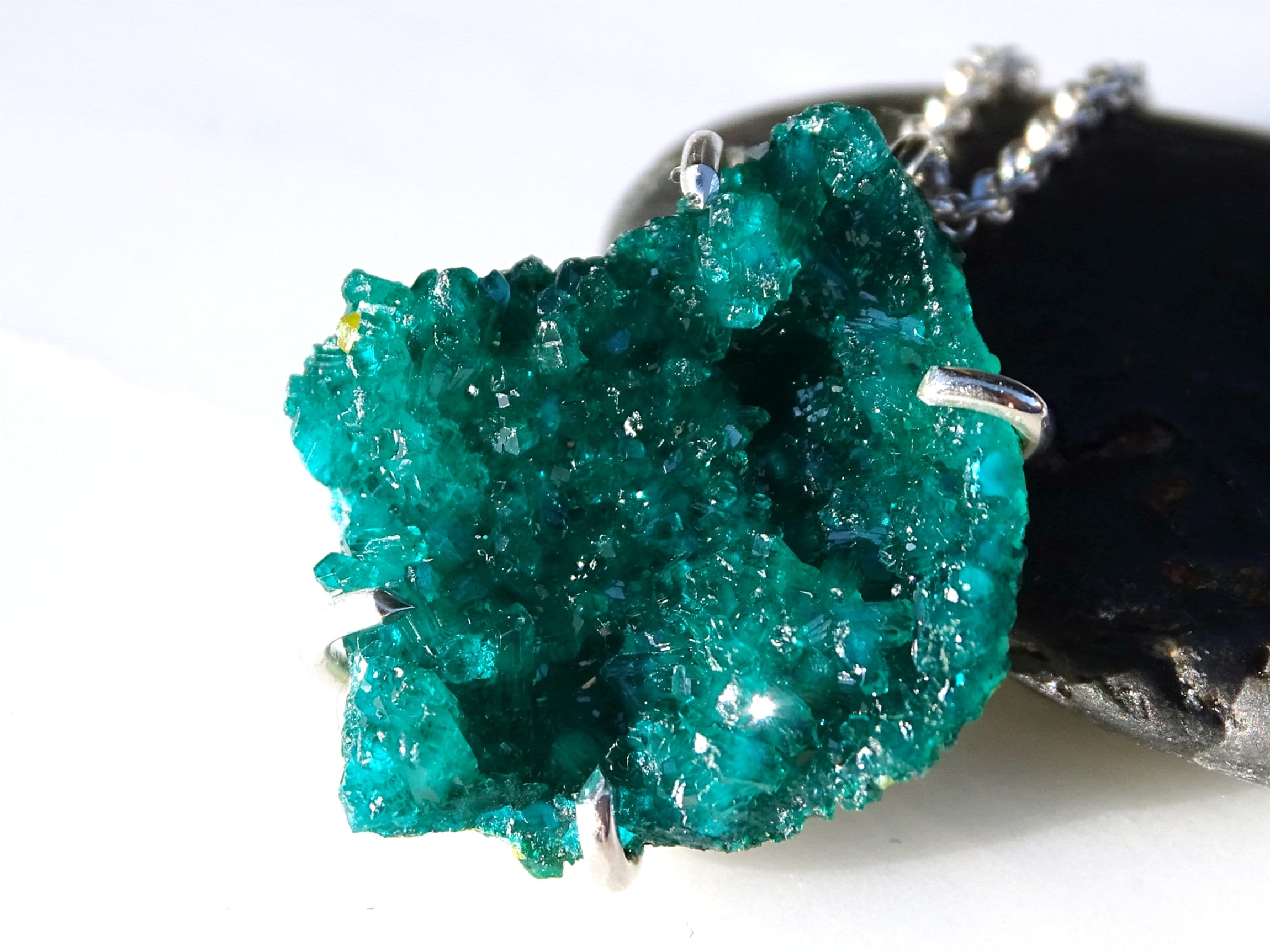Dioptase necklace hotsell