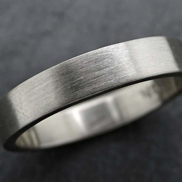 pure palladium ring mens wedding band palladium, solid palladium ring, palladium wedding ring mens engagement ring palladium mens band