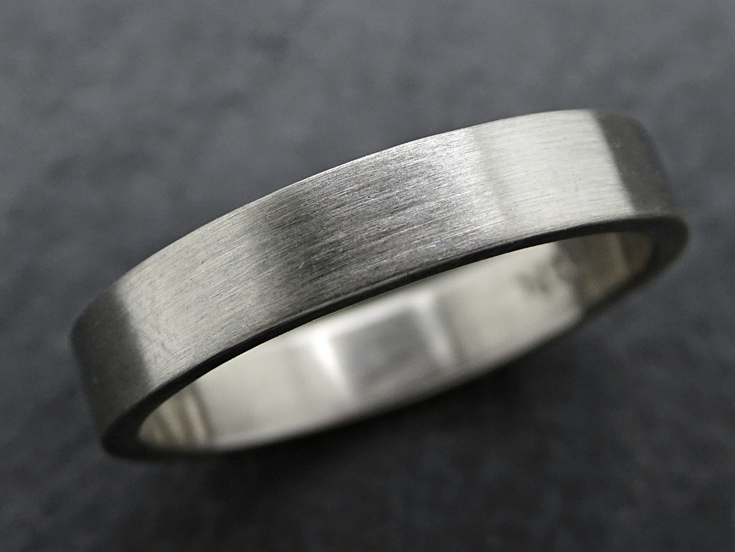 Brushed palladium sales ring