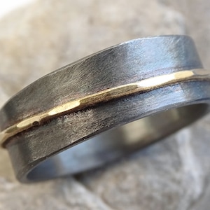 celtic wedding band gold silver, viking wedding ring mens engagement ring, celtic promise band, gold wave ring, anniversary gift for him