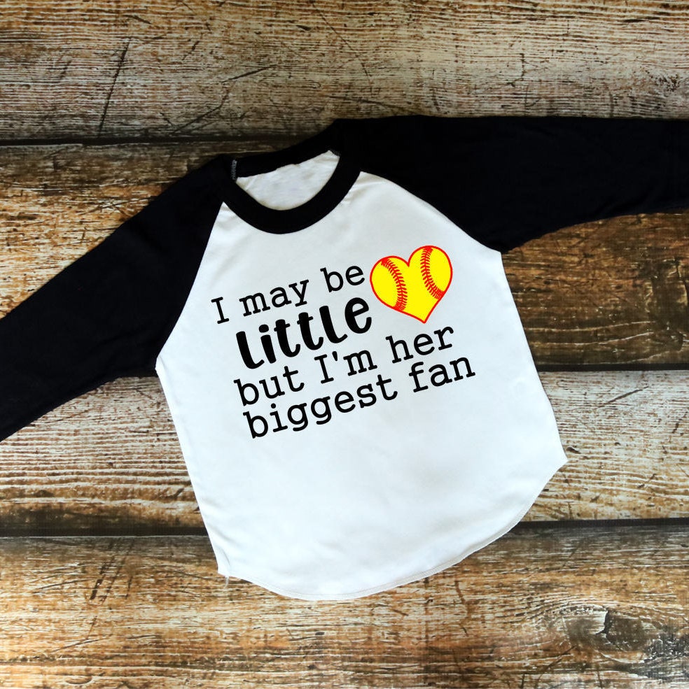 Softball Brother Shirt Softball Sister Shirt Little Fan | Etsy