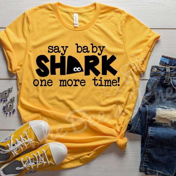 etsy baby shark shirt