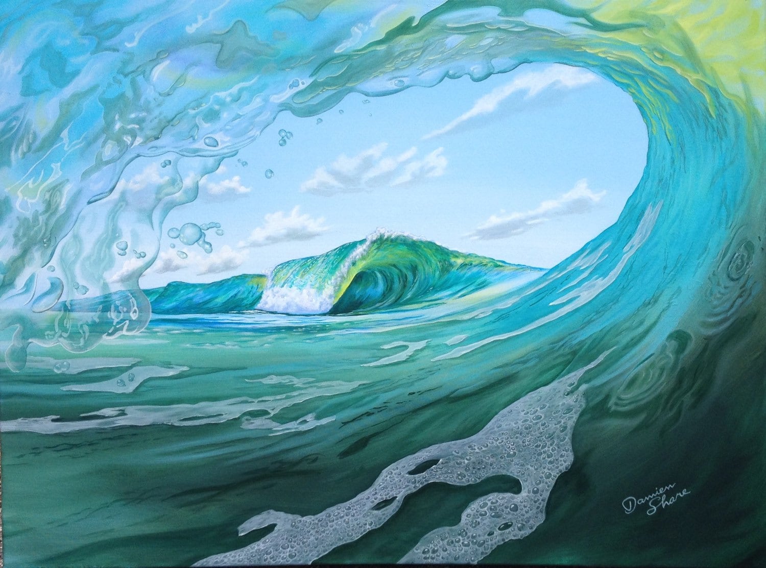Ocean Waves Florida 16 x 20 Canvas Art Print Beach Wave