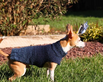 That's My Boy Collection * Chihuahua sweater * Chihuahua clothing * Hand knitted chihuahua sweater * Chihuahua gift * small dog sweater