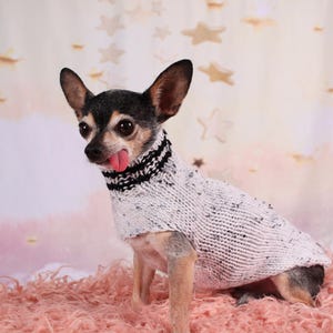 Chihuahua sweater * Small dog sweater * Dog sweater * Chihuahua clothing  * Hand knit dog sweater * Chihuahua gift * Clothes for chihuahua