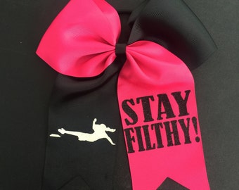 Softball Bow / Cheer Bow / Volleyball Bow / Stay Filthy