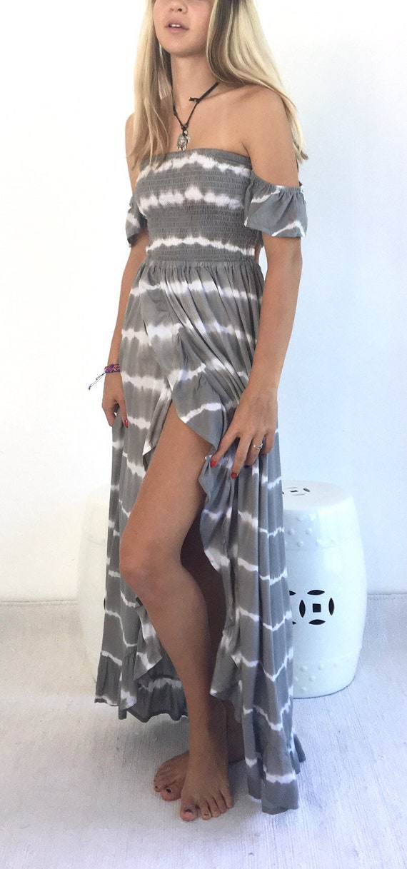 off the shoulder vacation dress