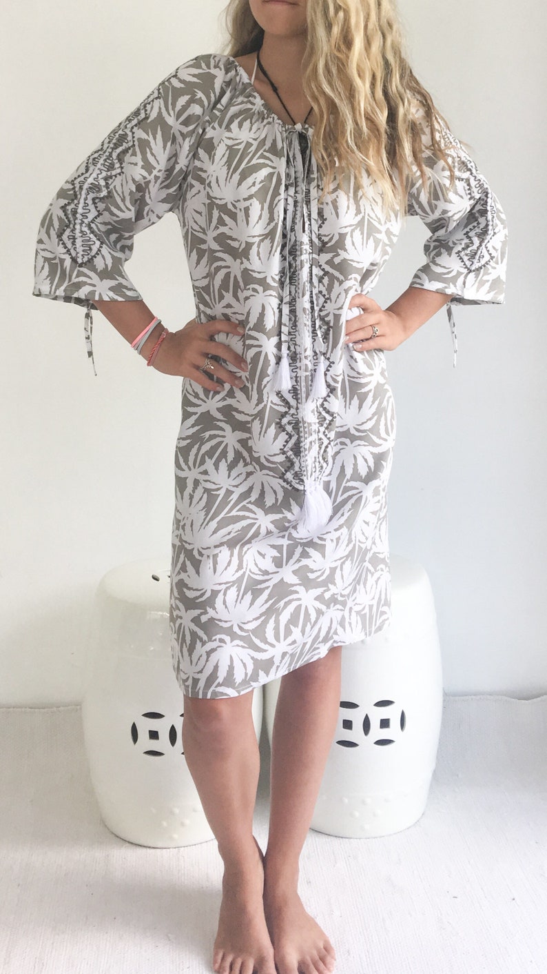 linen beach cover up