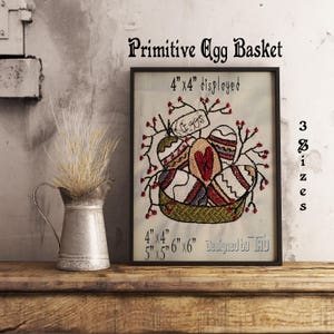 Primitive Egg Basket | Easter | Americana | American Folk Art