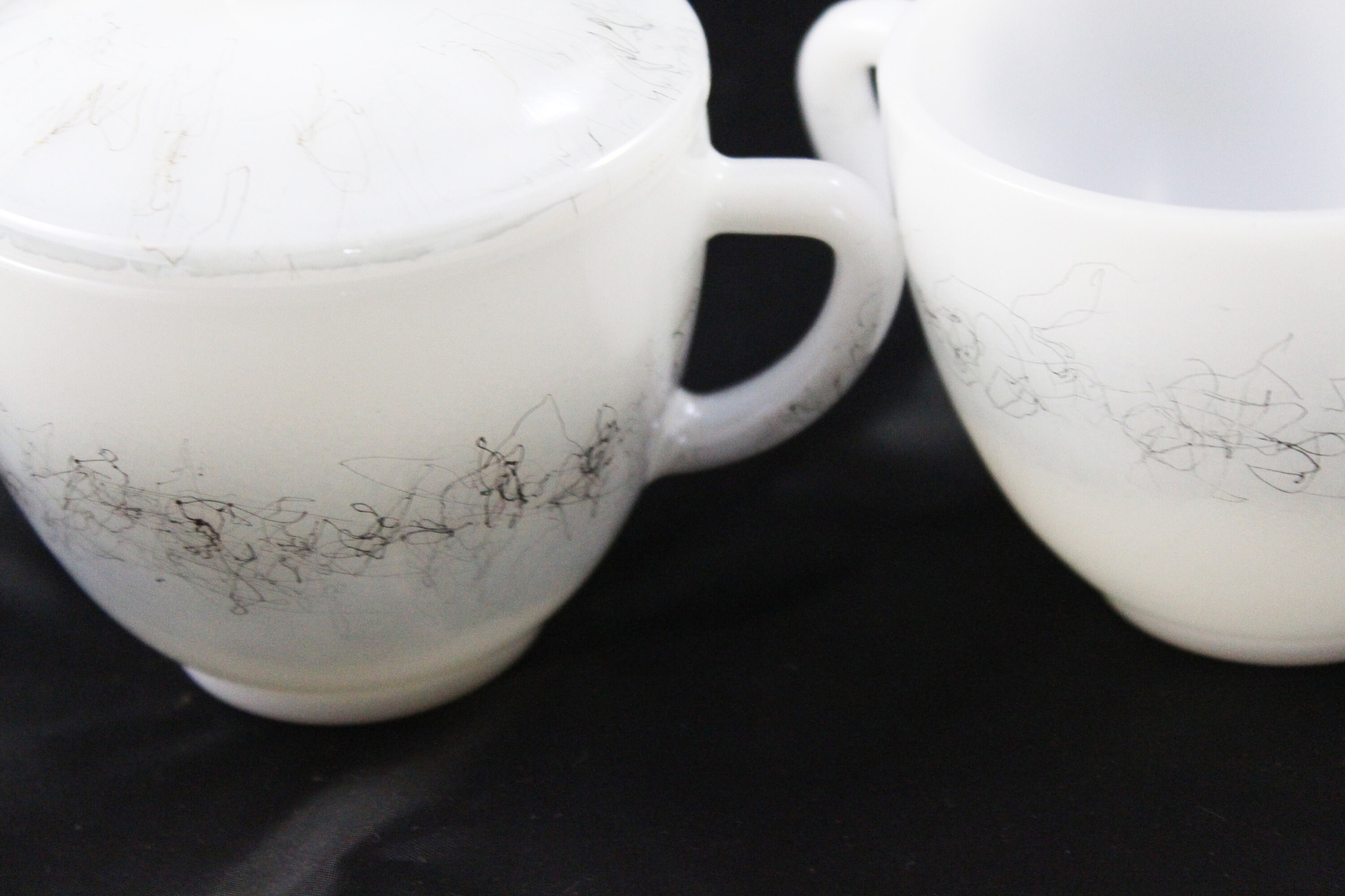 Vintage Federal Glass Creamer & Sugar Bowl Etsy