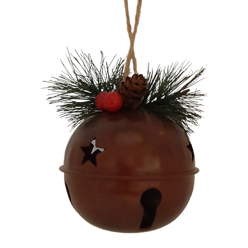 Jingle Bell Ornament White Bell Ornament Personalized Jingle Etsy