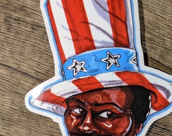 Apollo Creed from Rocky 4 vinyl sticker Great Quality!