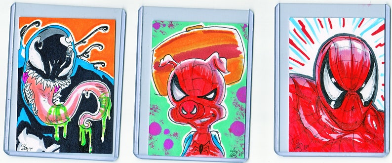 Blank sketch card commission single character image 4