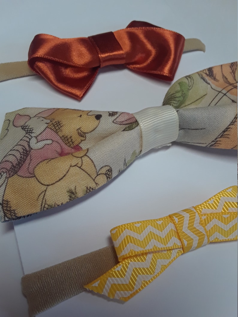 Monthly Bow Subscription. Fabric, Knotted, or Ribbon Bows on Nylon Headband, Different every Month, Free Shipping Infant, Toddler, Youth image 6