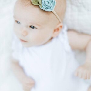 Monthly Bow Subscription. Fabric, Knotted, or Ribbon Bows on Nylon Headband, Different every Month, Free Shipping Infant, Toddler, Youth image 5