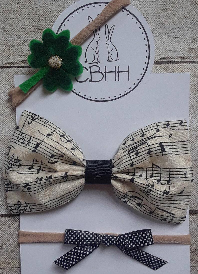 Monthly Bow Subscription. Fabric, Knotted, or Ribbon Bows on Nylon Headband, Different every Month, Free Shipping Infant, Toddler, Youth image 10