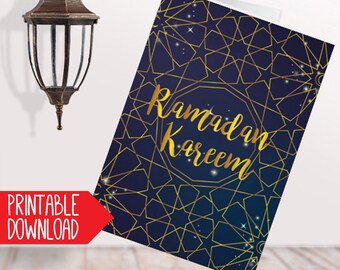 Ramadan Kareem DIGITAL / PRINTABLE Card