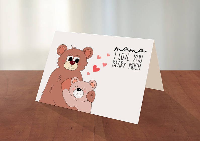 Mama Love You Beary Much PRINTABLE DIGITAL DOWNLOAD Etsy Australia mama-love-you-beary-much-printable-digital-download-etsy-australia