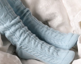 100% CASHMERE SOCKS. Luxury Socks. Cashmere Socks Women. Winter Socks. One Size Cashmere Socks. Bed Socks. Christmas Socks. Knit Stocks.