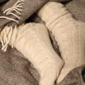 100% ORGANIC CASHMERE SOCKS. Luxury Socks. Cashmere Socks Women. Winter Socks. One Size Cashmere Socks. Bed Socks. Christmas Socks.