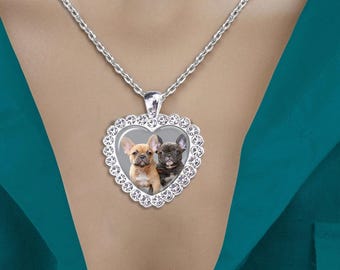 Photo Heart Shape Charm for your Bridal Flower Bouquet or Pendant, Display Frame for Girlfriend, Moms, Brides, Shower Gift, or Sympathy Gift