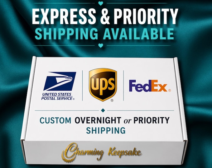 Express Overnight or 2-Day Priority Rush Service & Shipping – Fast Order Upgrade