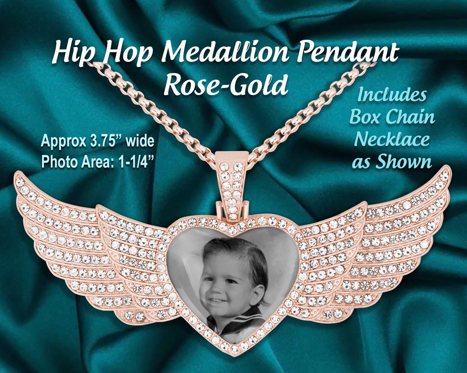 Personalized gold medallion necklace deals