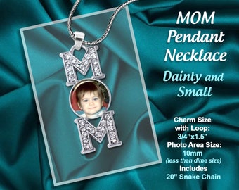 Mother’s day Custom gift, Mom photo charm,