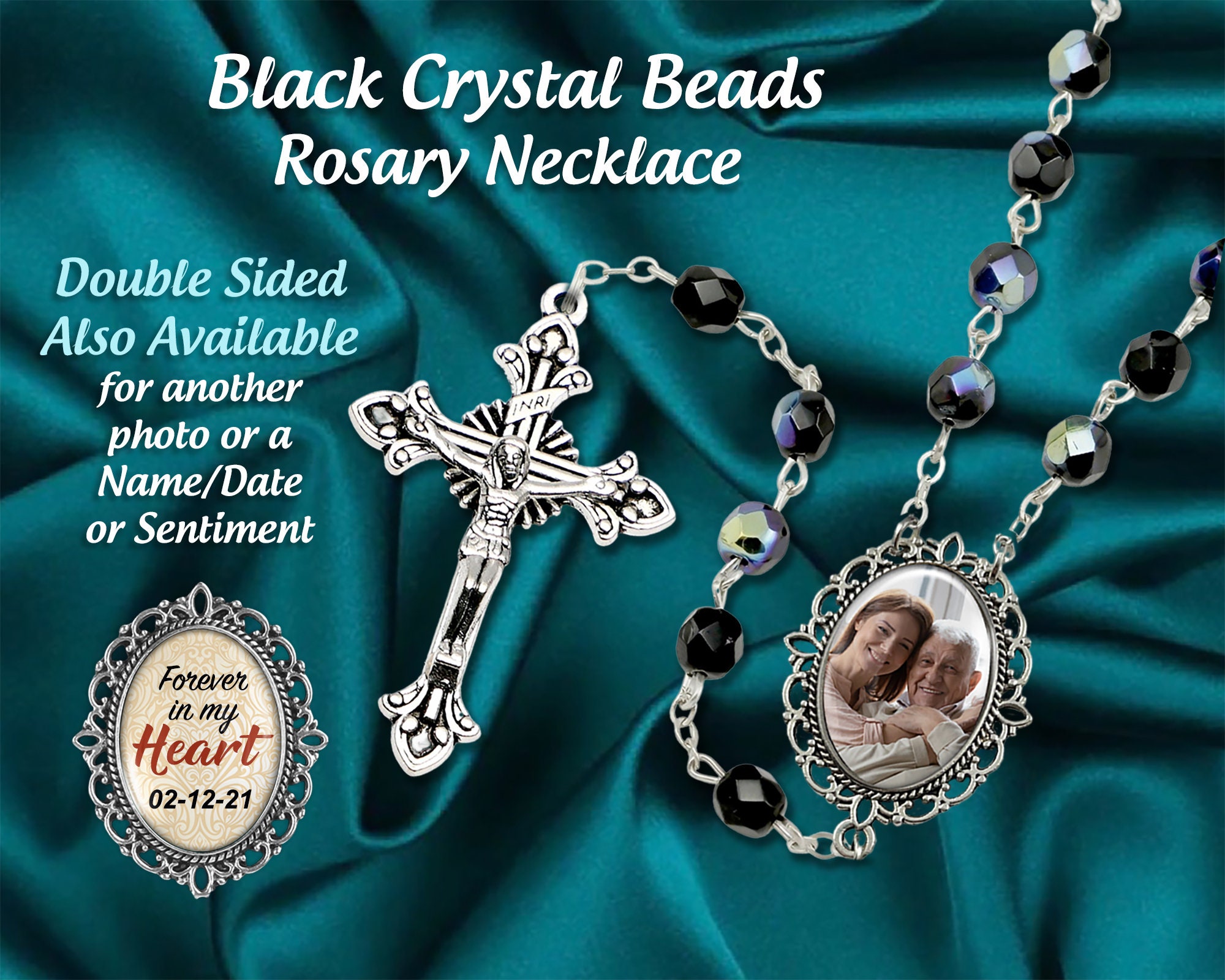Custom rosary with vintage sterling Knights of Columbus enameled center and  sterling crucifix – Flower of Carmel Rosaries