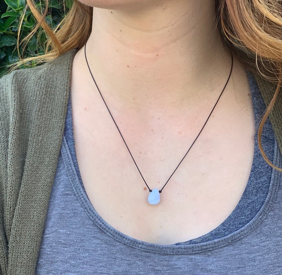 Buy Blue Lace Agate Necklace. Blue Gemstone Pendant. Copper Jewelry. Wire  Woven Pendant. Gift for Her. Hippie Necklace. Boho Jewelry. Online in India  - Etsy