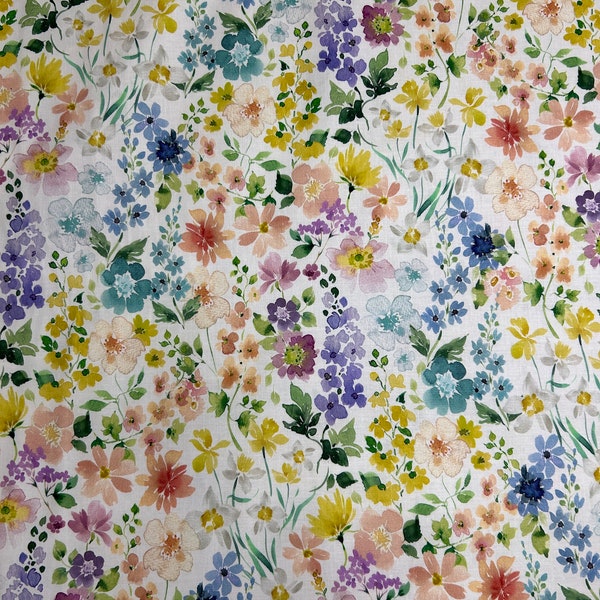 Watercolor Floral | Spring Has Sprung by Clothworks | Y4009-55