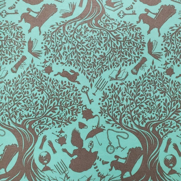 Down The Rabbit Hole Fabric Etsy