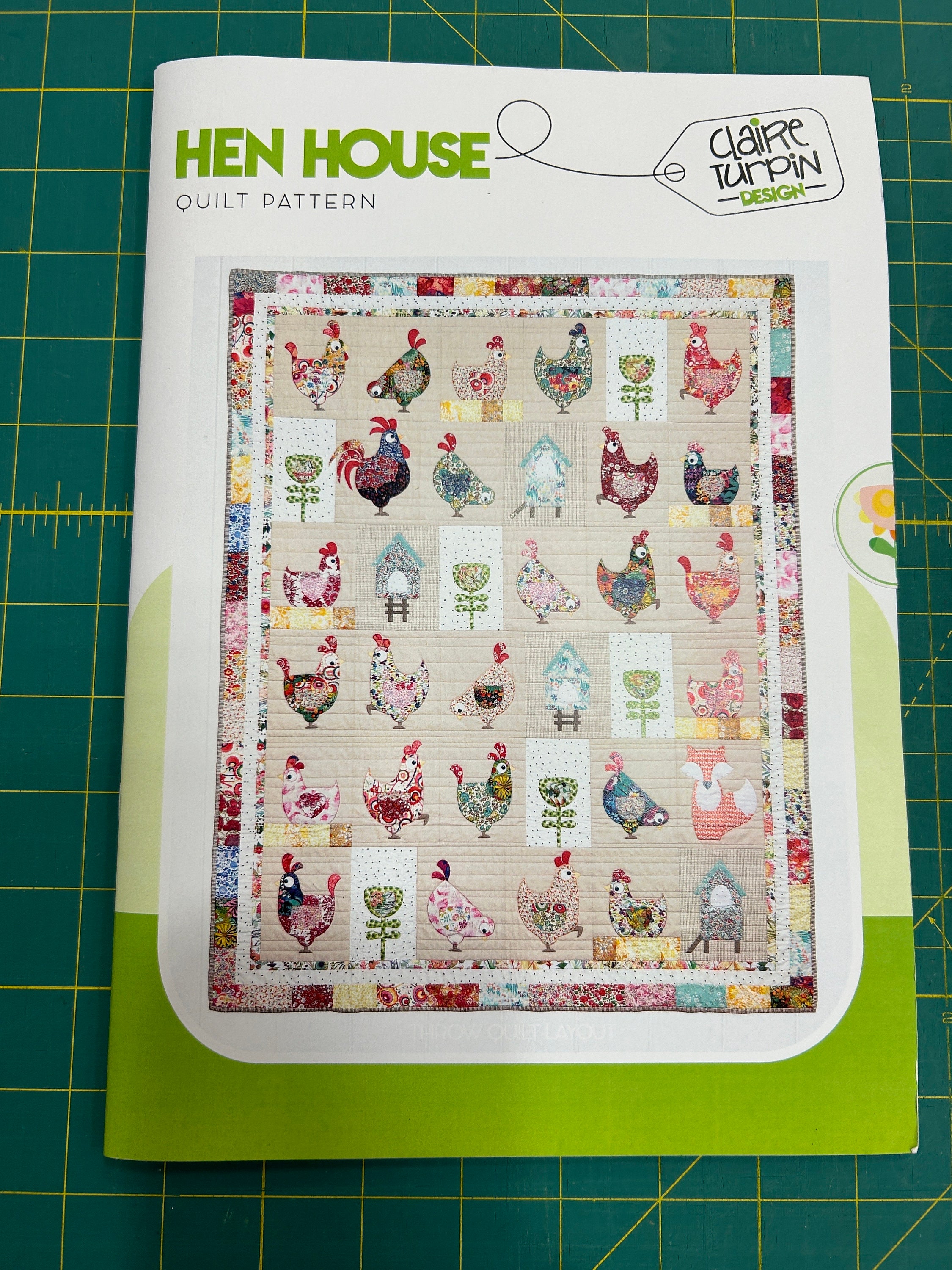Hen House Quilt Kit With Kaffee Fassett Fabrics Claire Turpin Designs