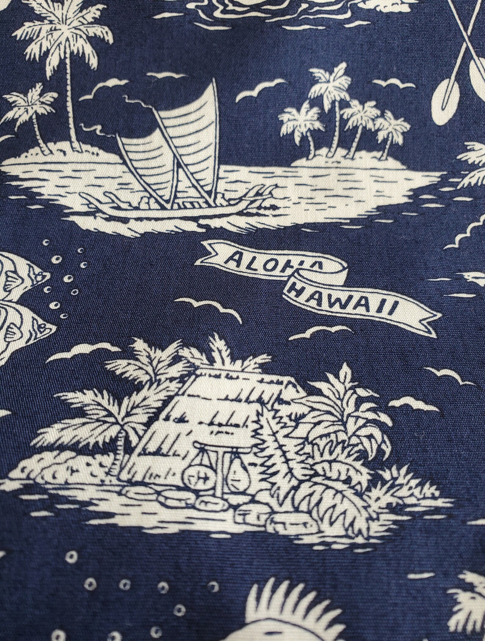 Island Paradise Fabric Etsy