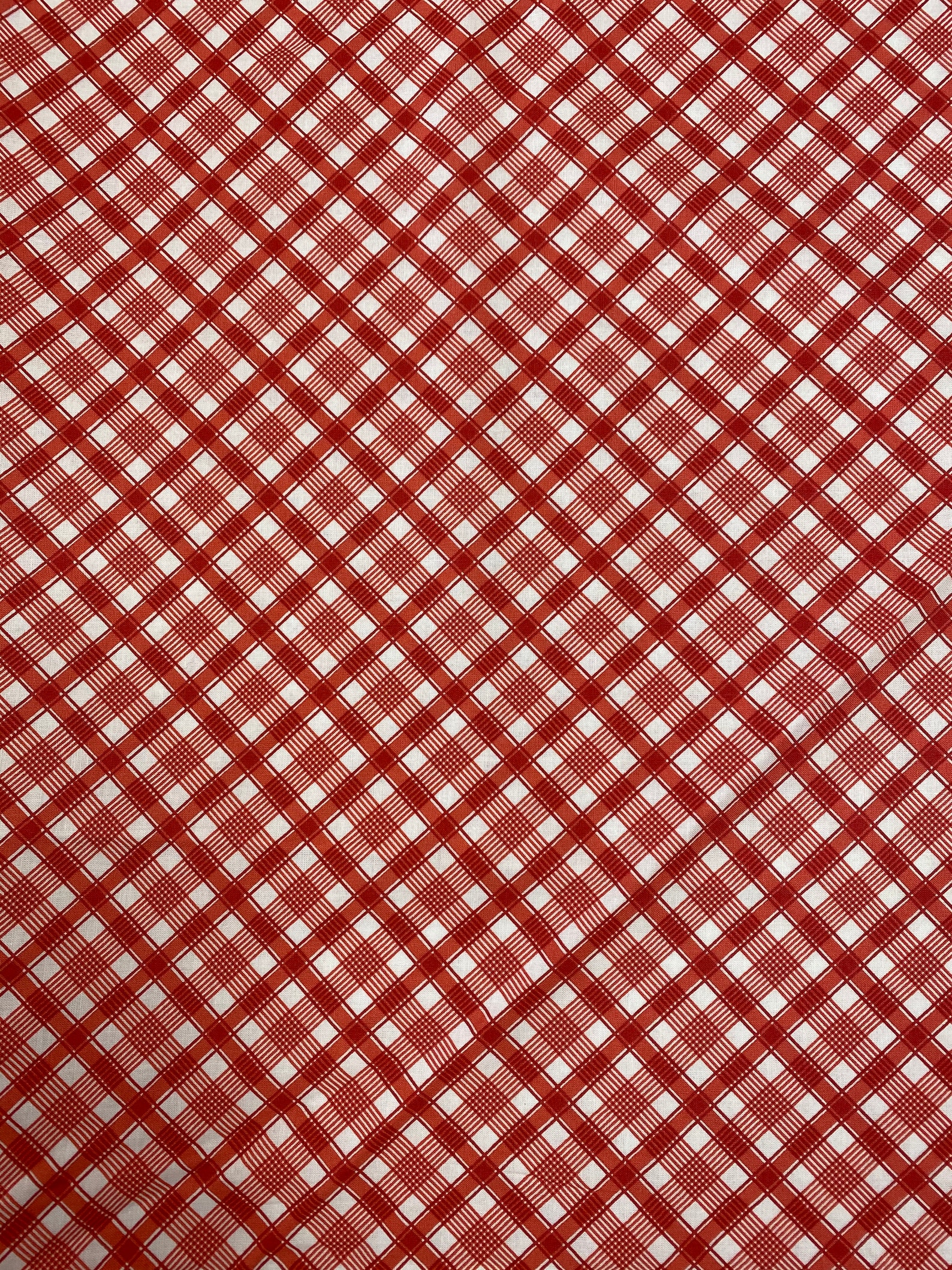 Red Gingham Fabric by Windham Fabrics Etsy