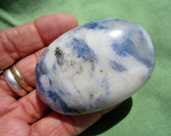 AFGHANITE Polished Palm Stone Touch Worry Pakistan 88g / 2 1/4" inch